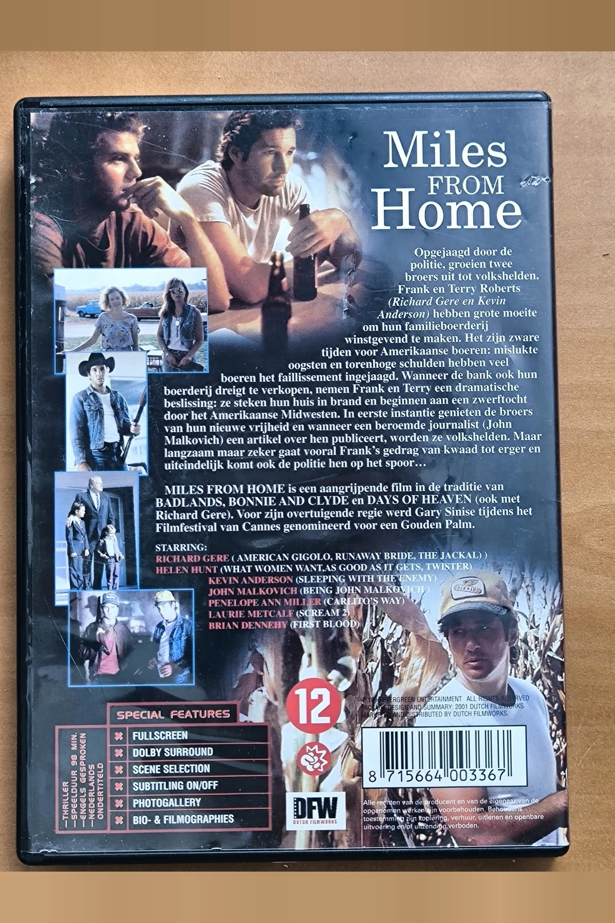 Miles from Home - Achterkant