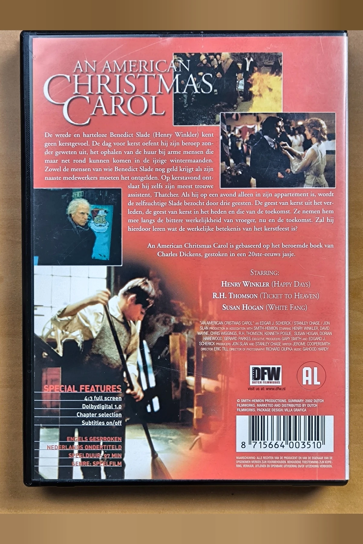 An American Christmas Carol - Achterkant