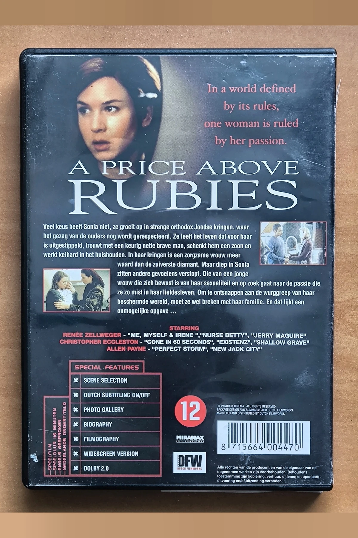 A Price Above Rubies - Achterkant