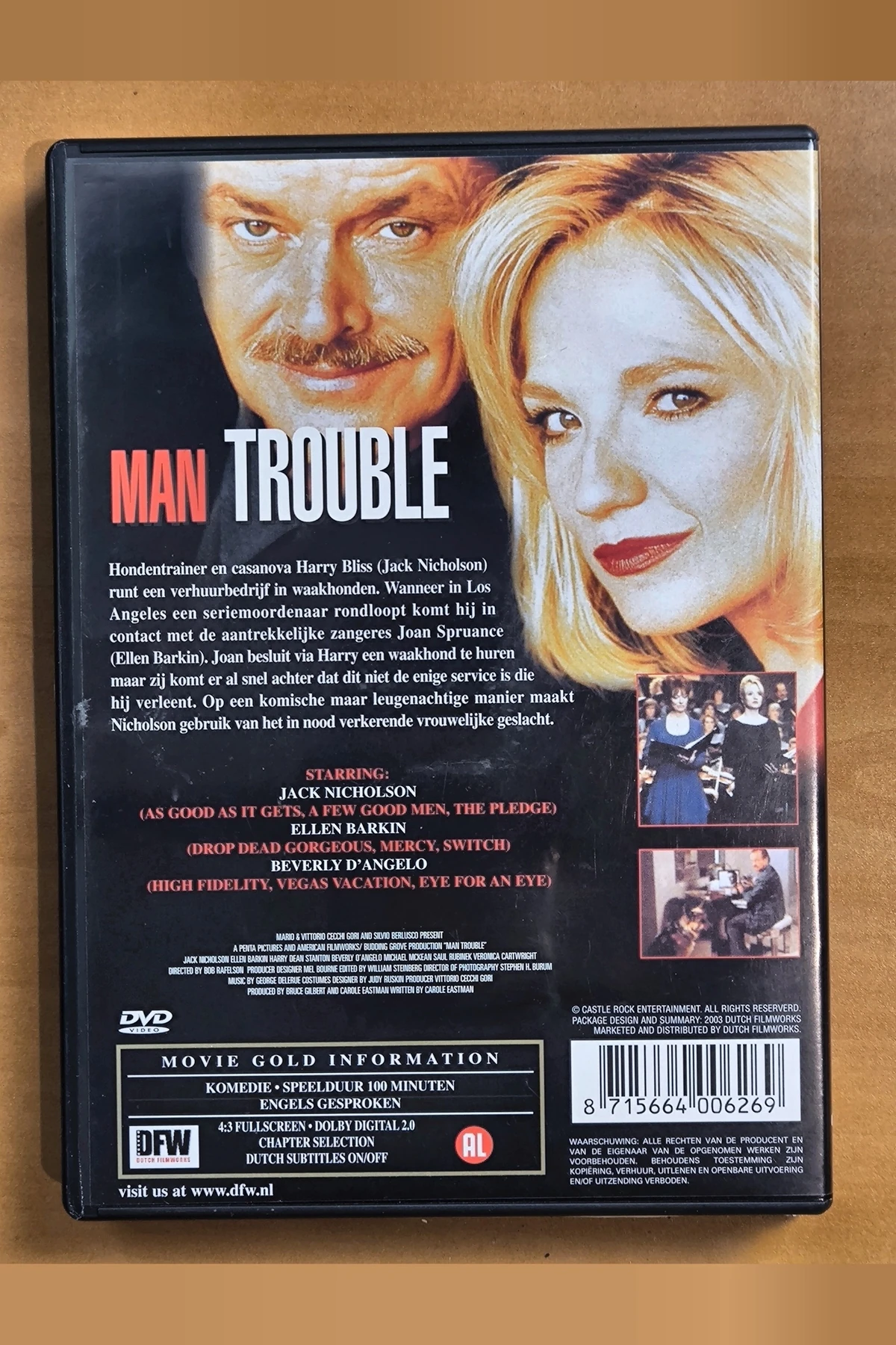 Man Trouble - Achterkant