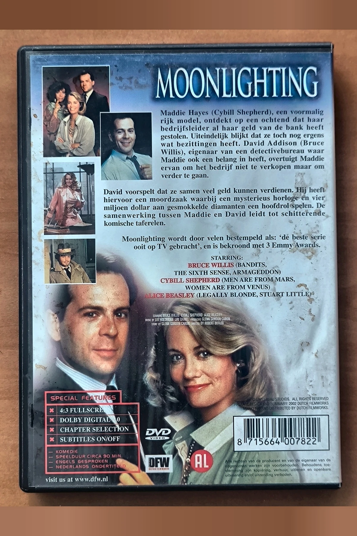 Moonlighting: The Pilot - Achterkant