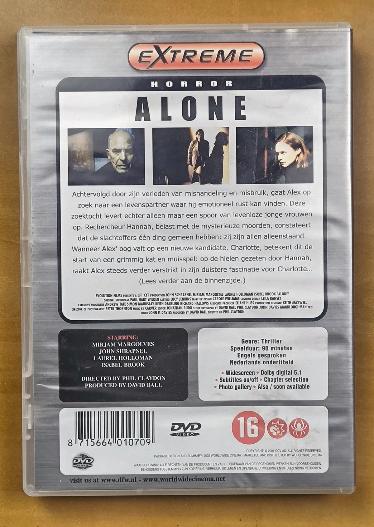 Alone - Achterkant