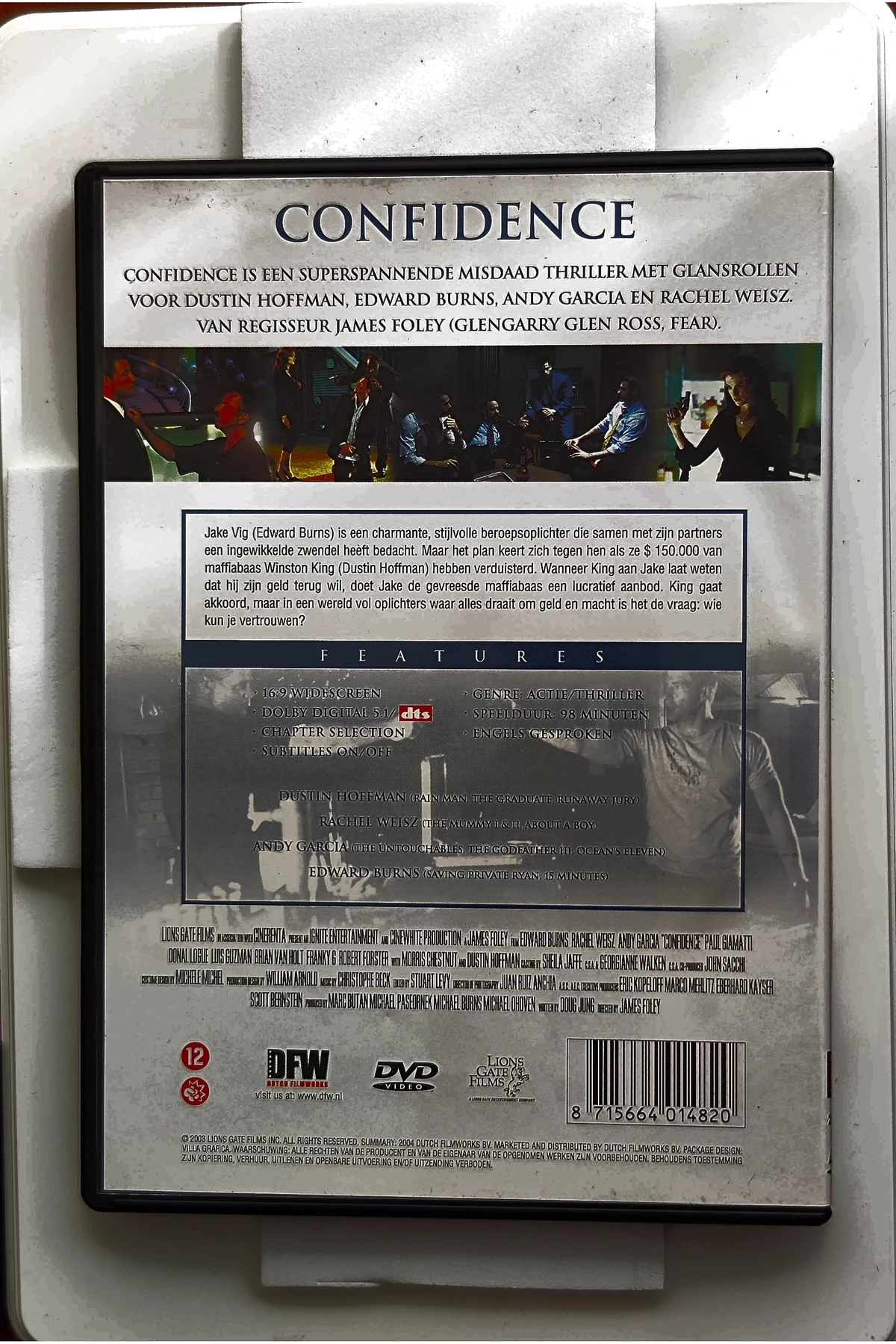 Confidence - Achterkant