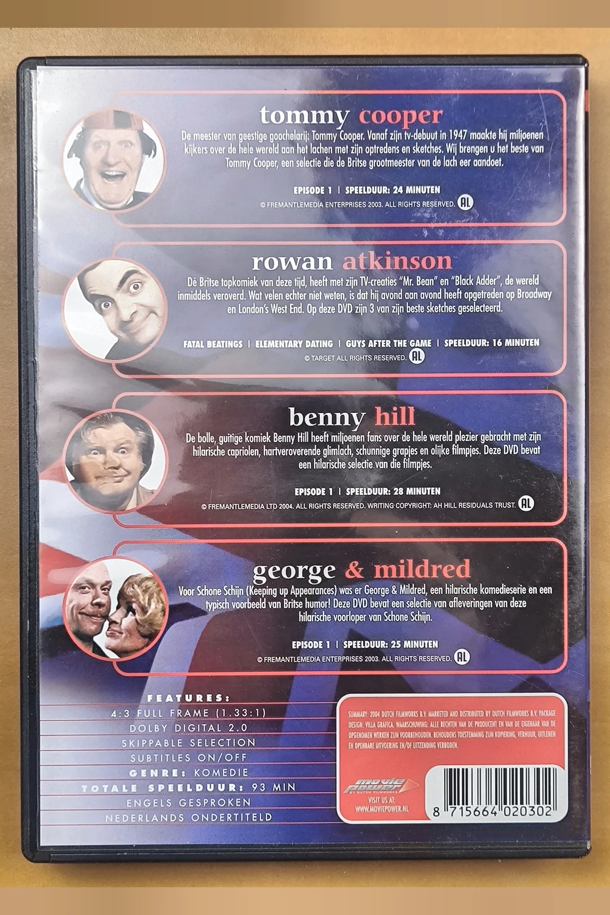 Best of British Comedy: Volume 1 - Achterkant