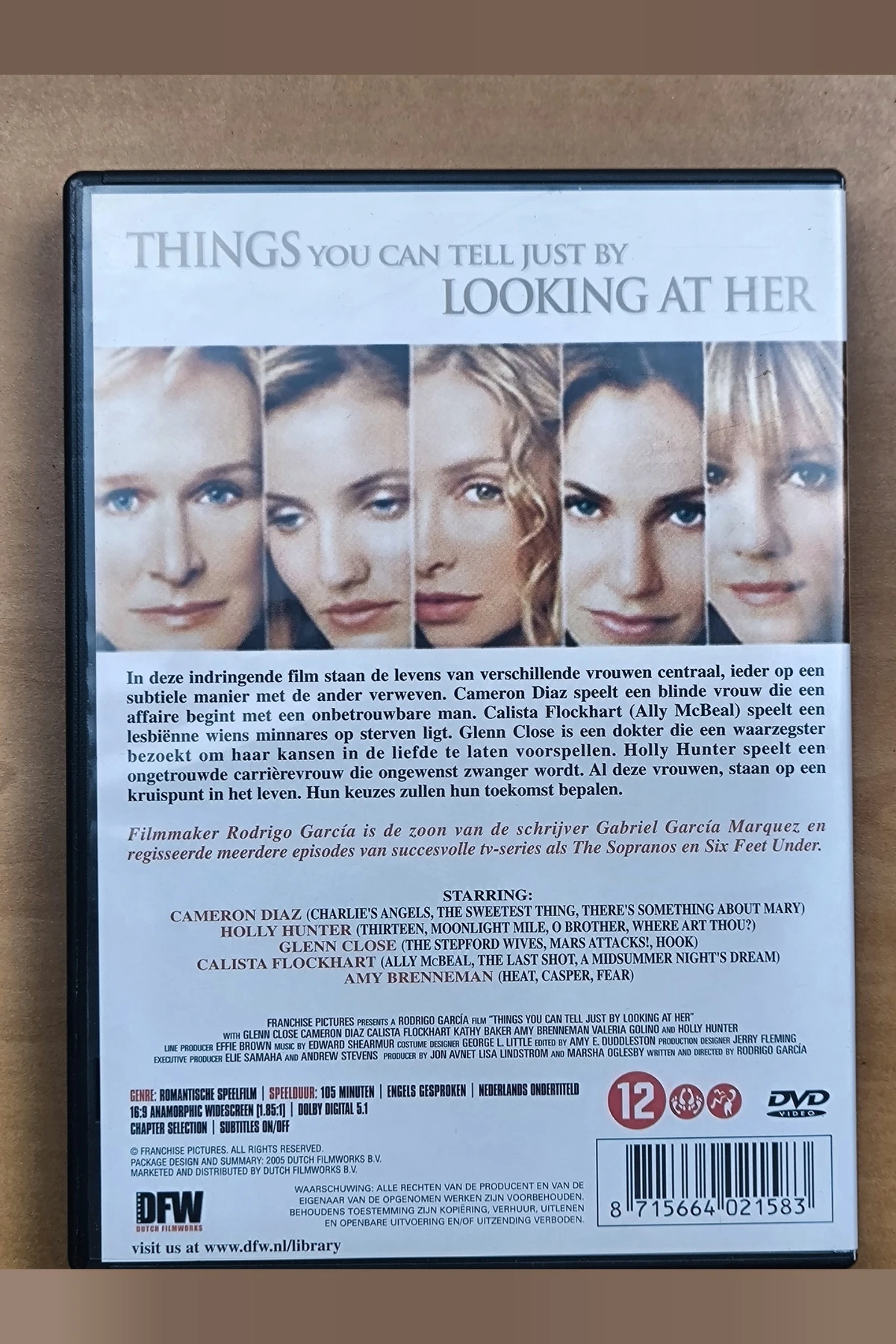 Things You Can Tell Just by Looking at Her - Achterkant