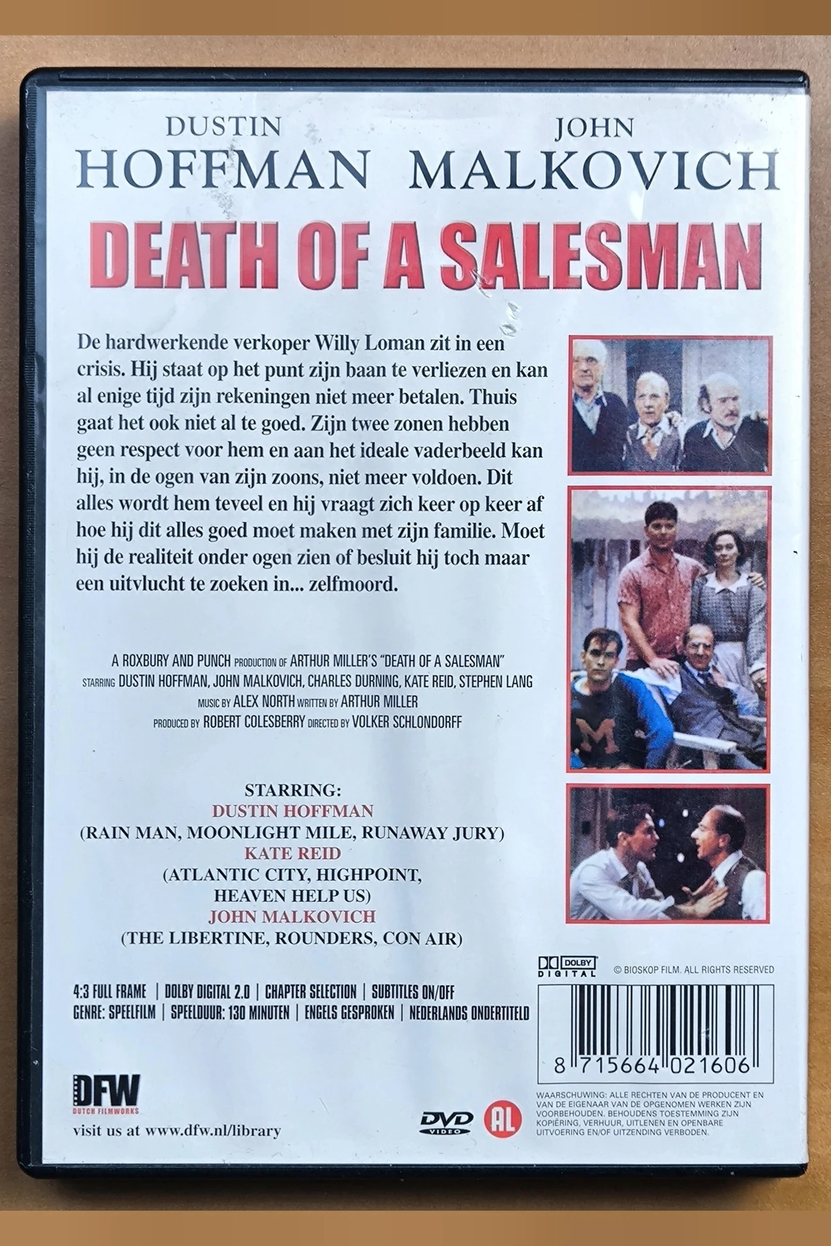 Death of a Salesman - Achterkant