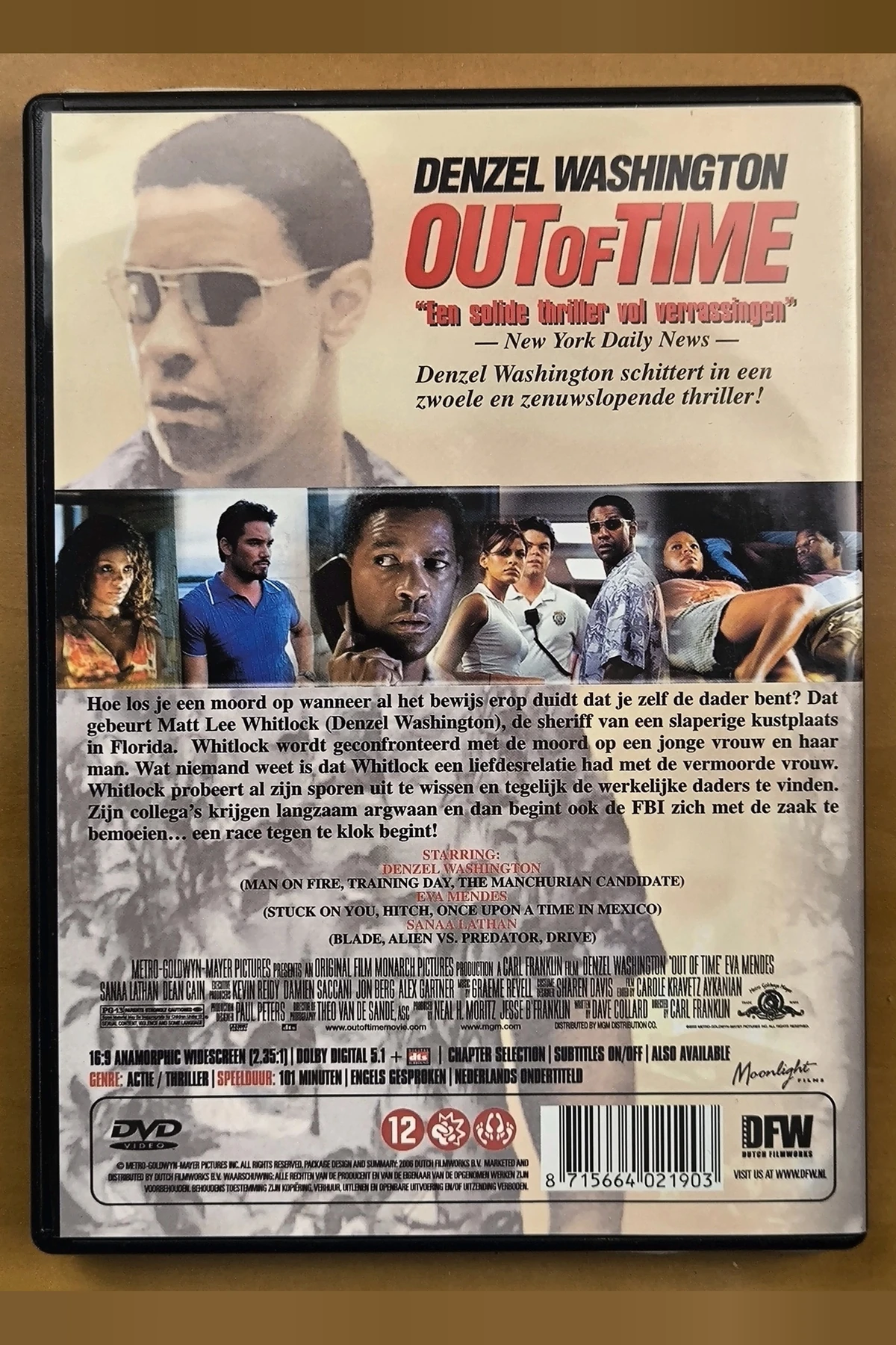 Out of Time - Achterkant