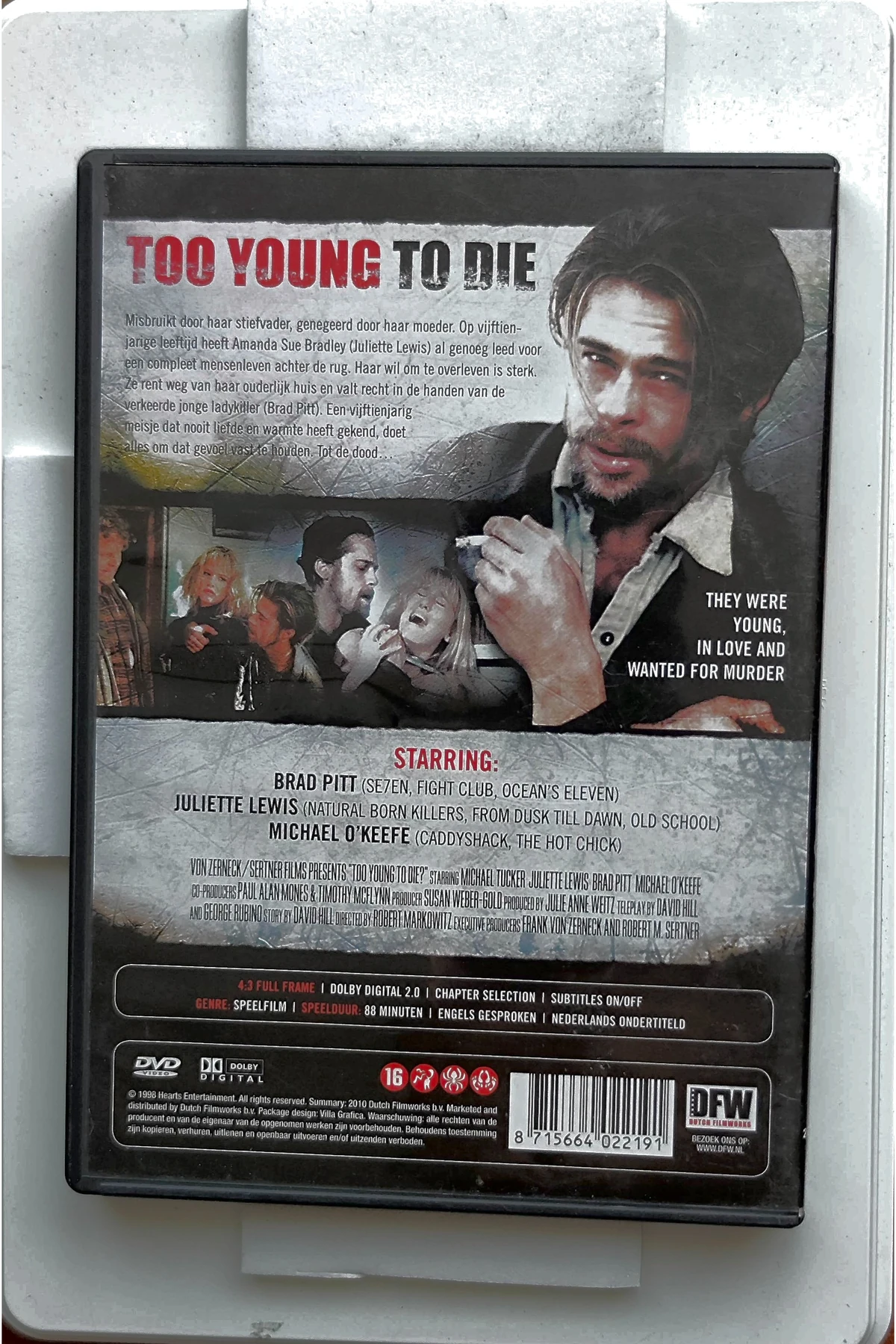 Too Young to Die? - Achterkant