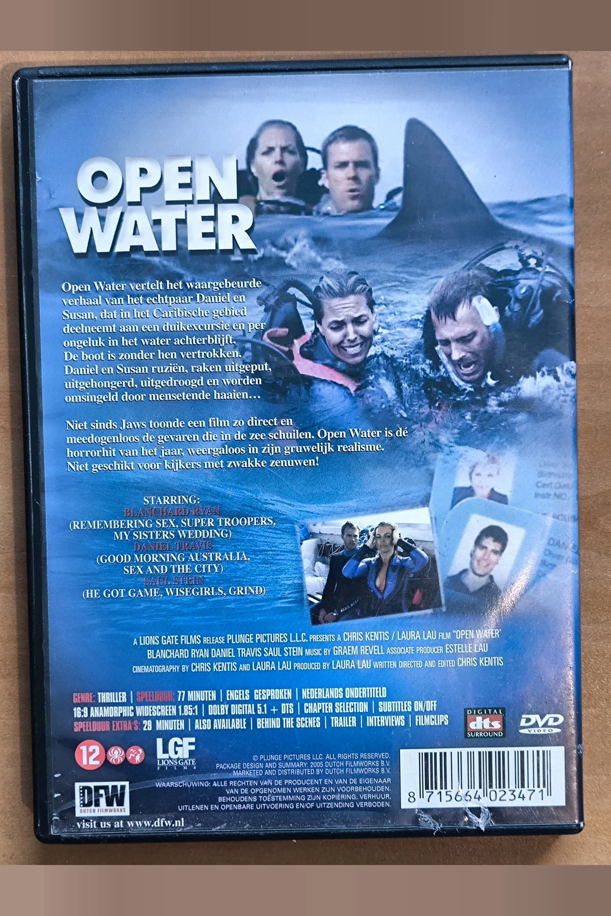 Open Water - Achterkant