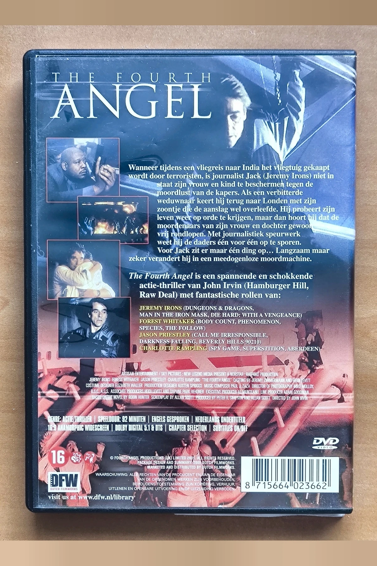 The Fourth Angel - Achterkant