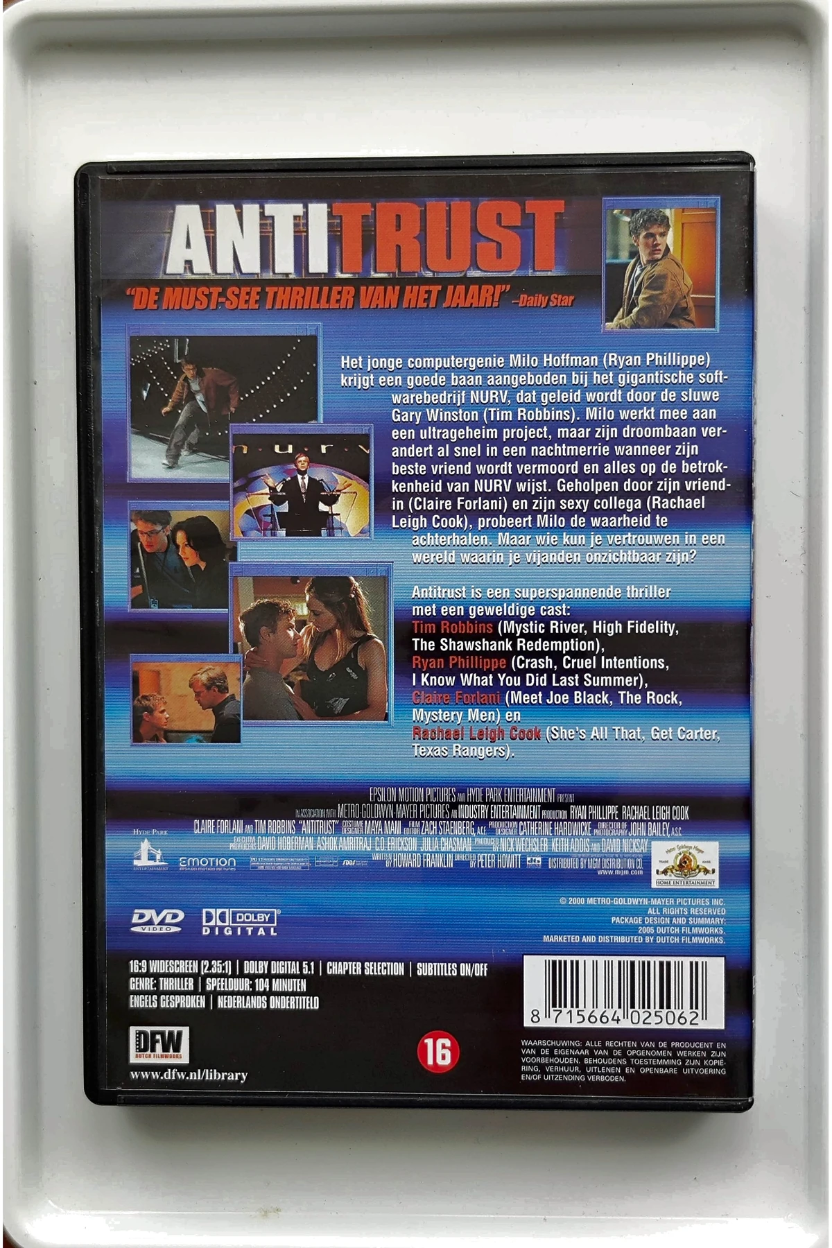 Antitrust - Achterkant