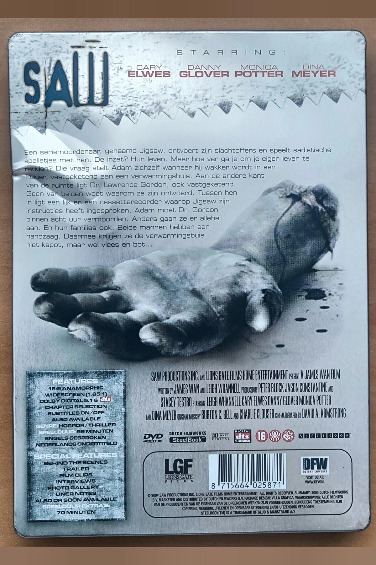 Saw - Achterkant
