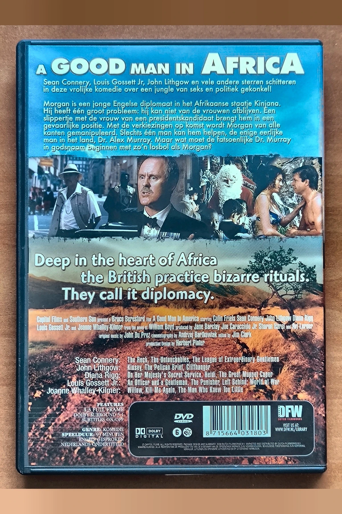 A Good Man in Africa - Achterkant