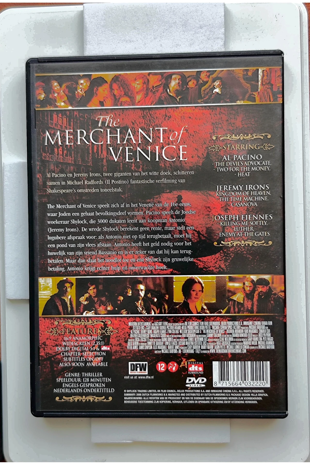 The Merchant of Venice - Achterkant