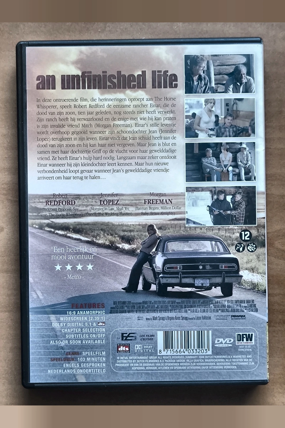 An Unfinished Life - Achterkant