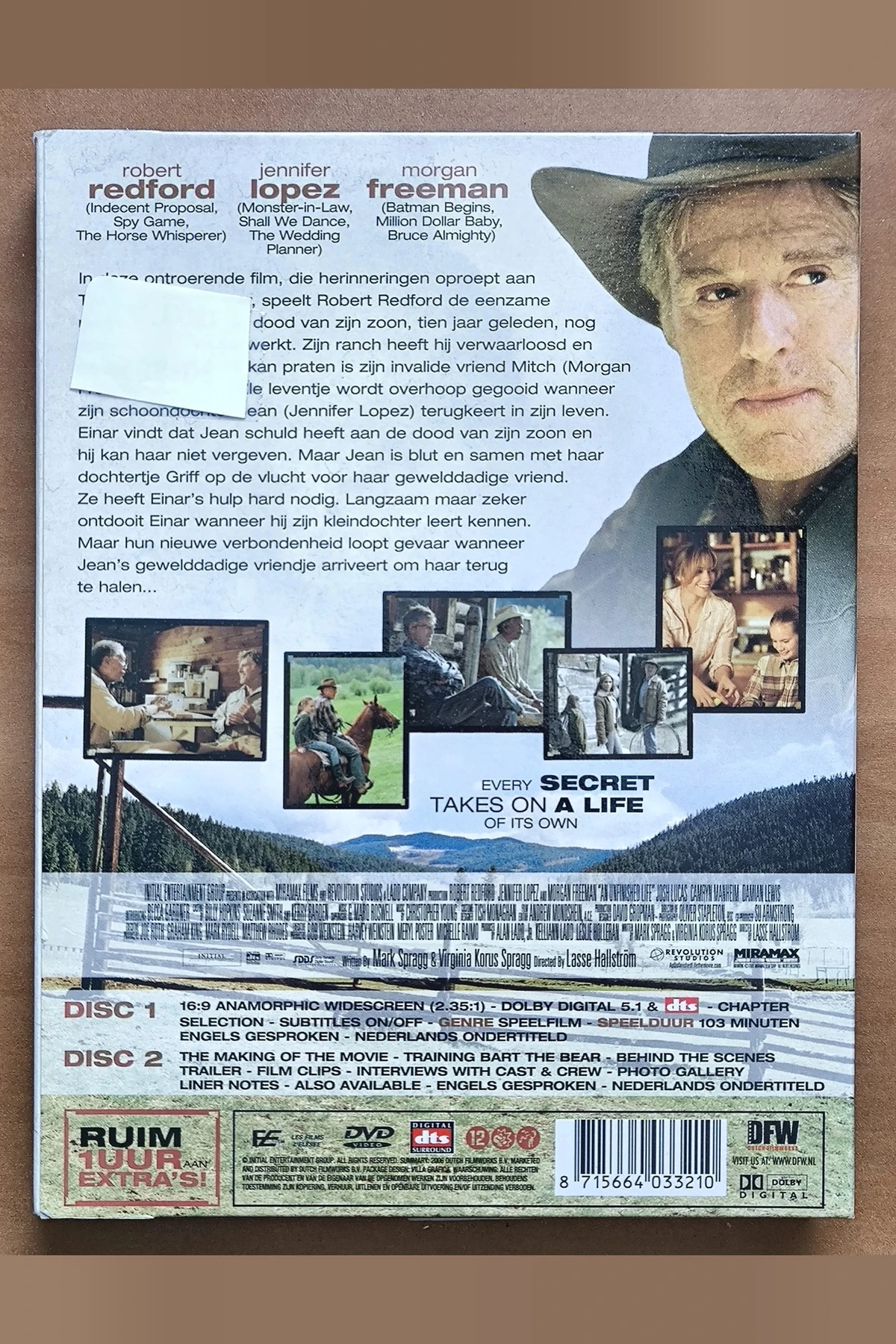 An Unfinished Life - Achterkant