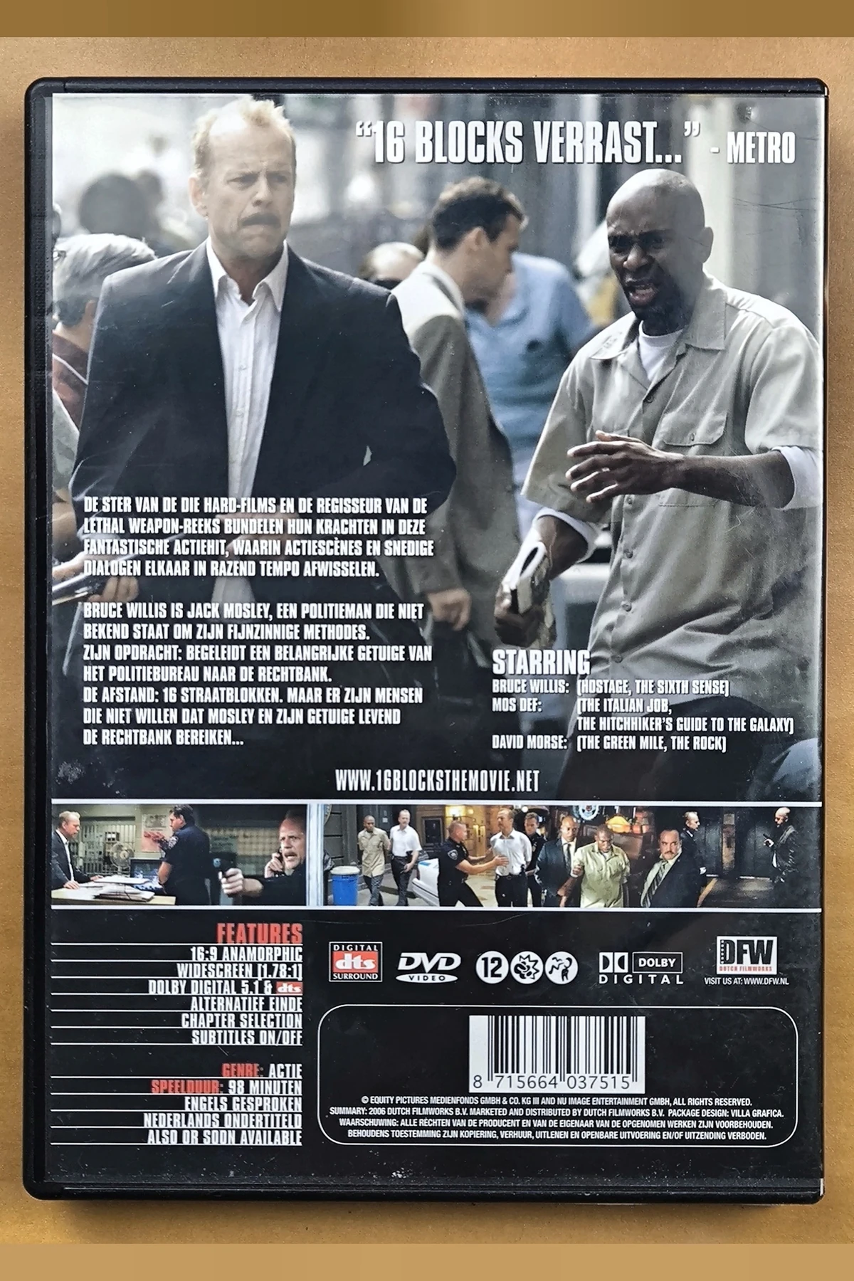 16 Blocks - Achterkant