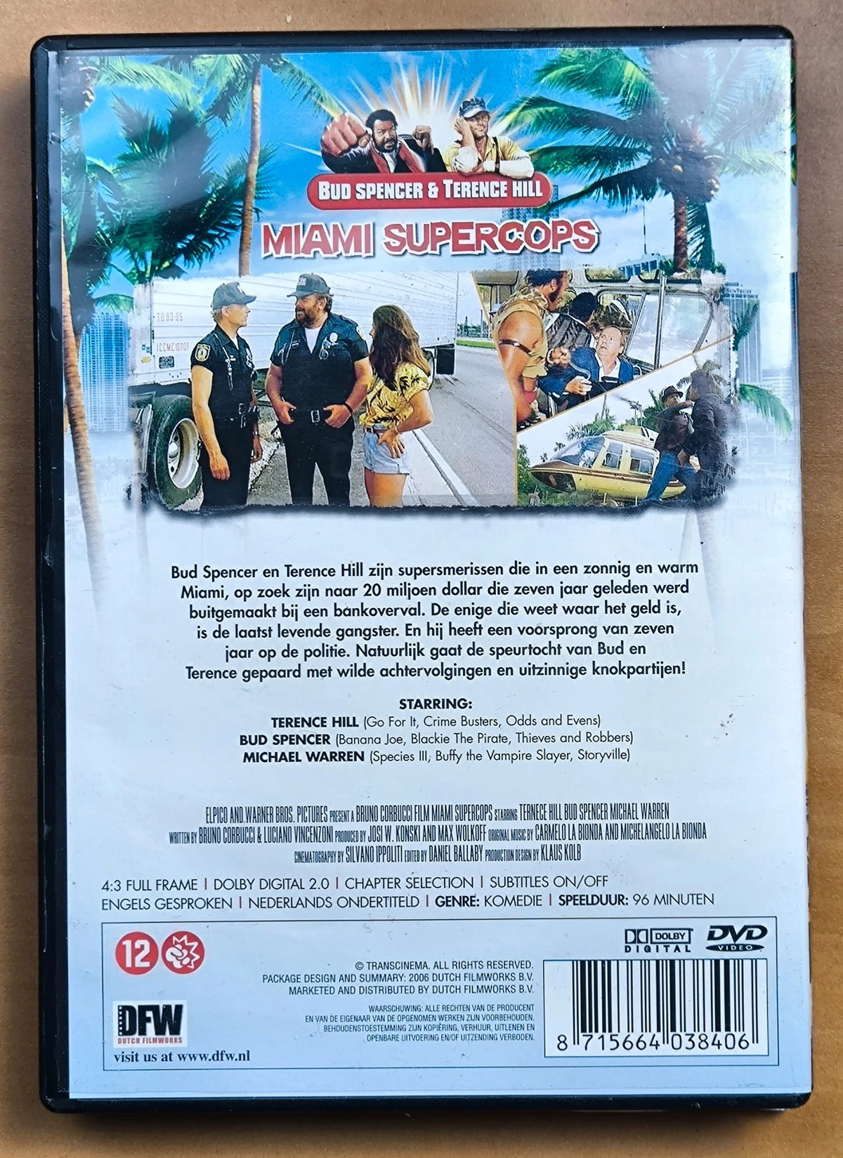 Miami Supercops - Achterkant