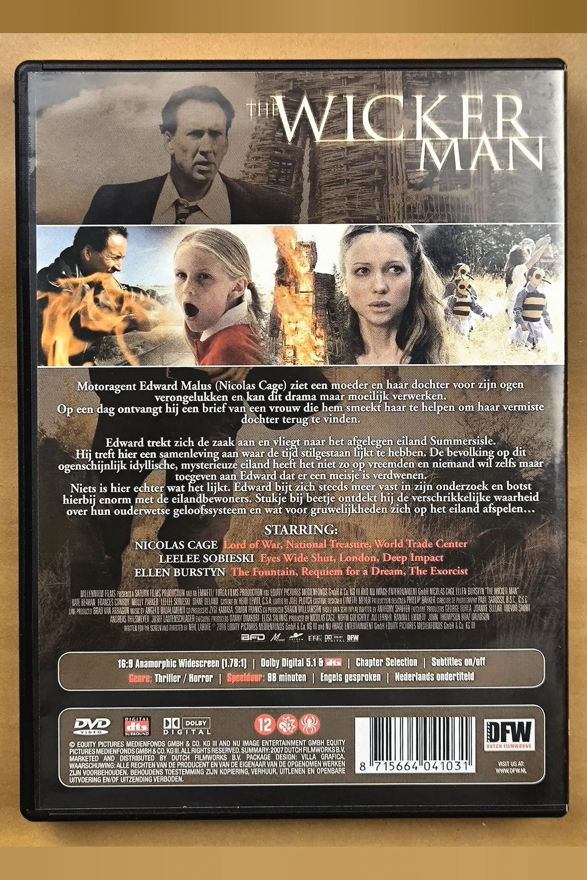The Wicker Man - Achterkant