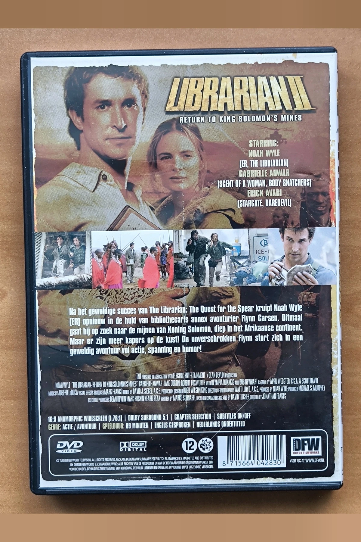 The Librarian: Return to King Solomon's Mines - Achterkant