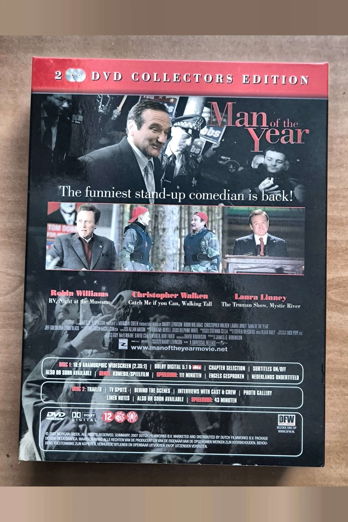 Man of the Year - Achterkant