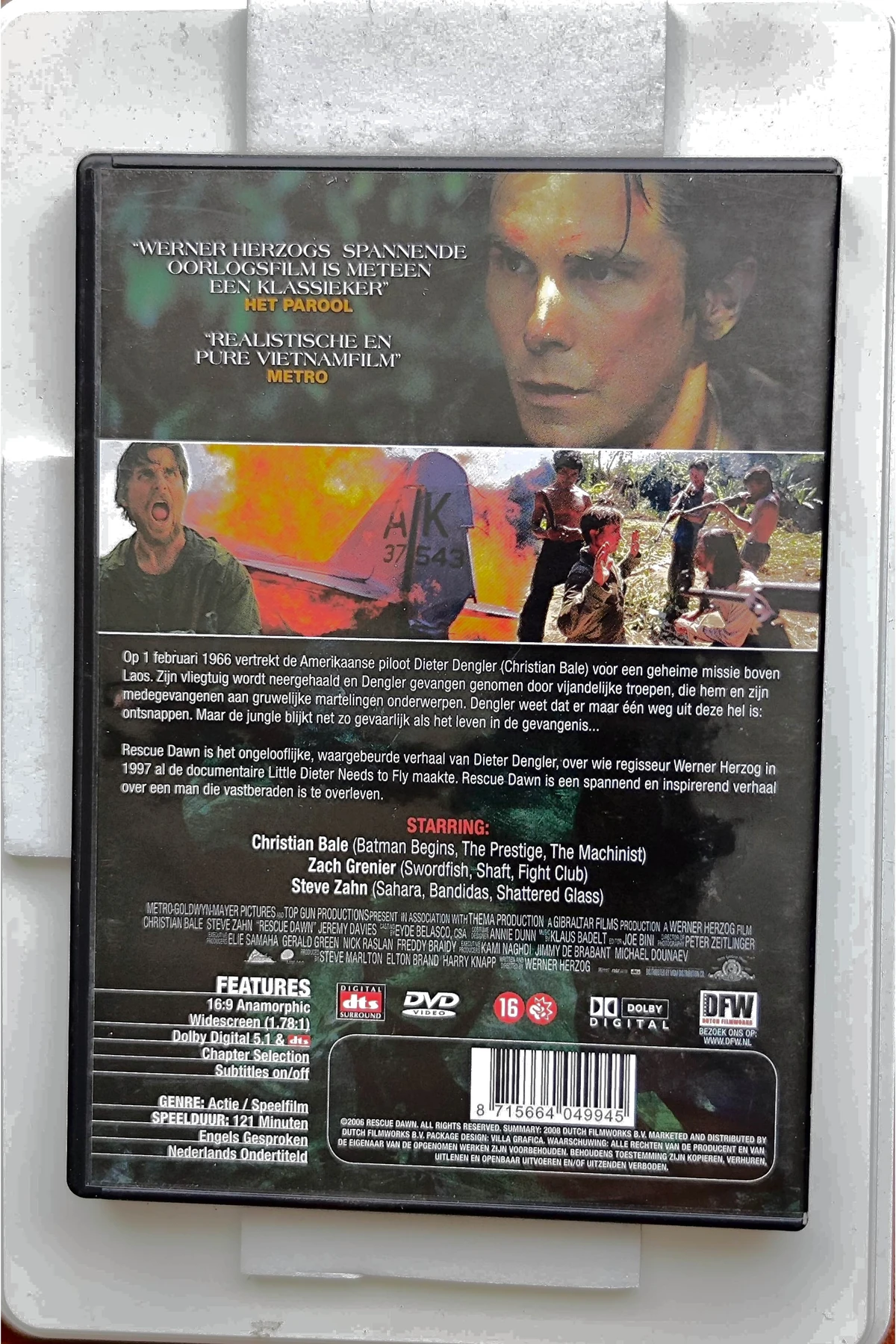 Rescue Dawn - Achterkant