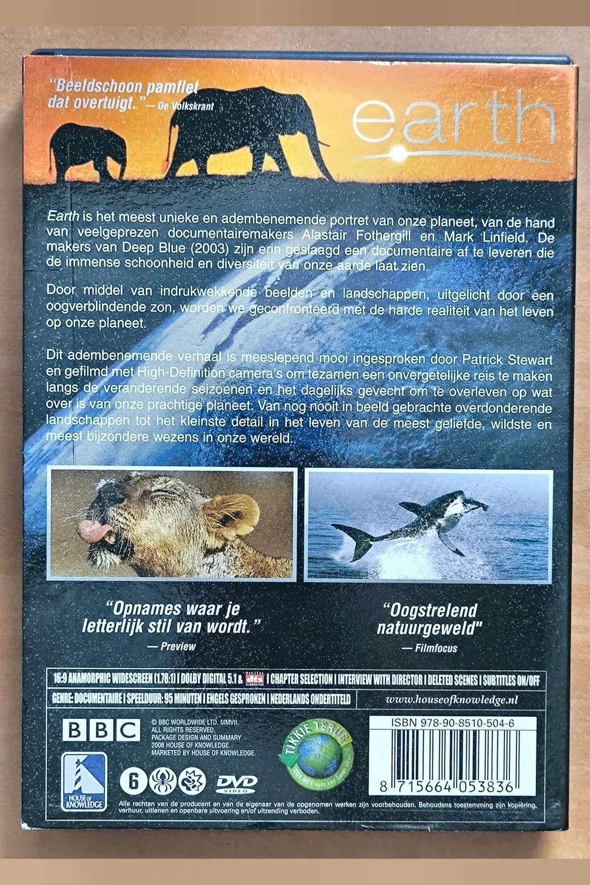 Earth - Achterkant