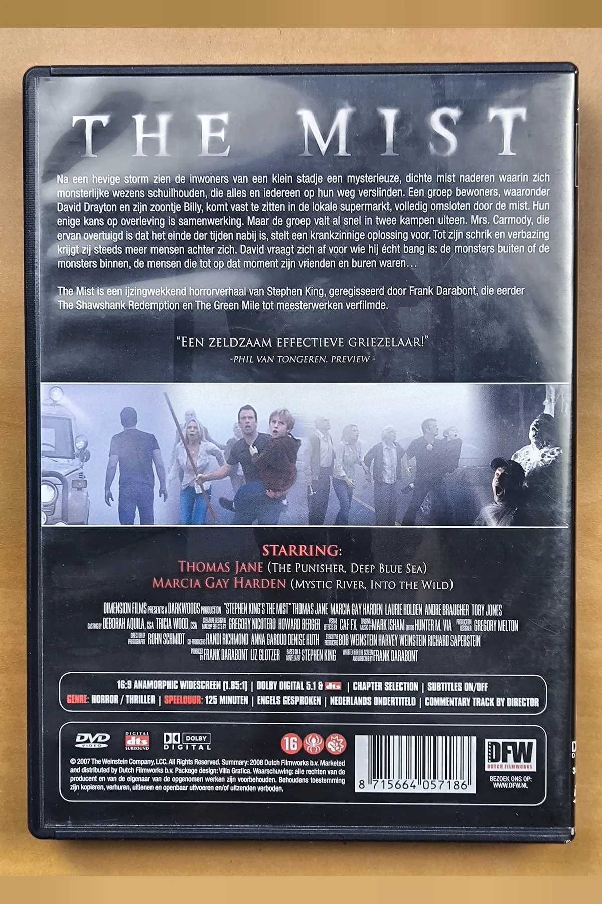 The Mist - Achterkant