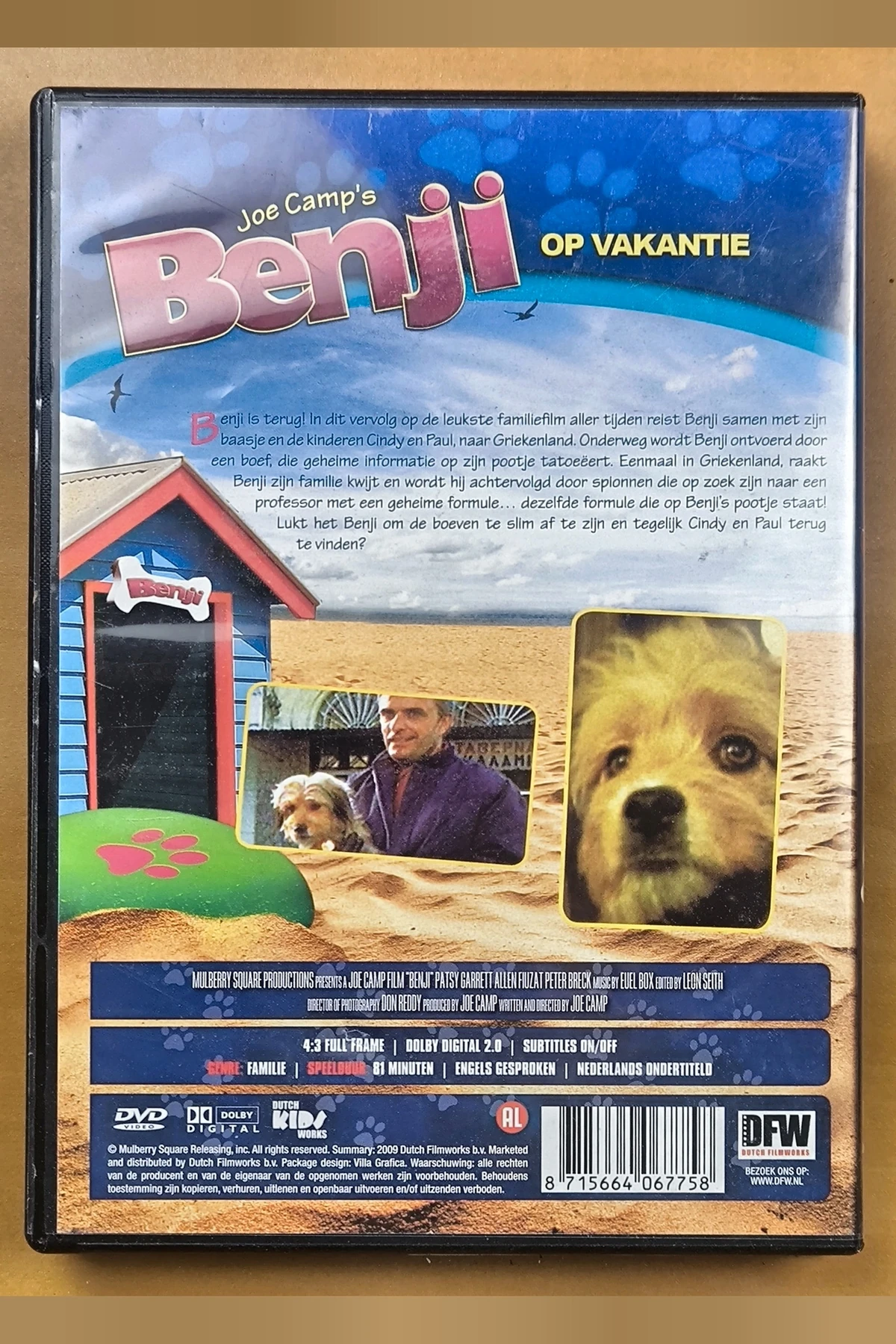 Benji / For The Love Of Benji - Achterkant