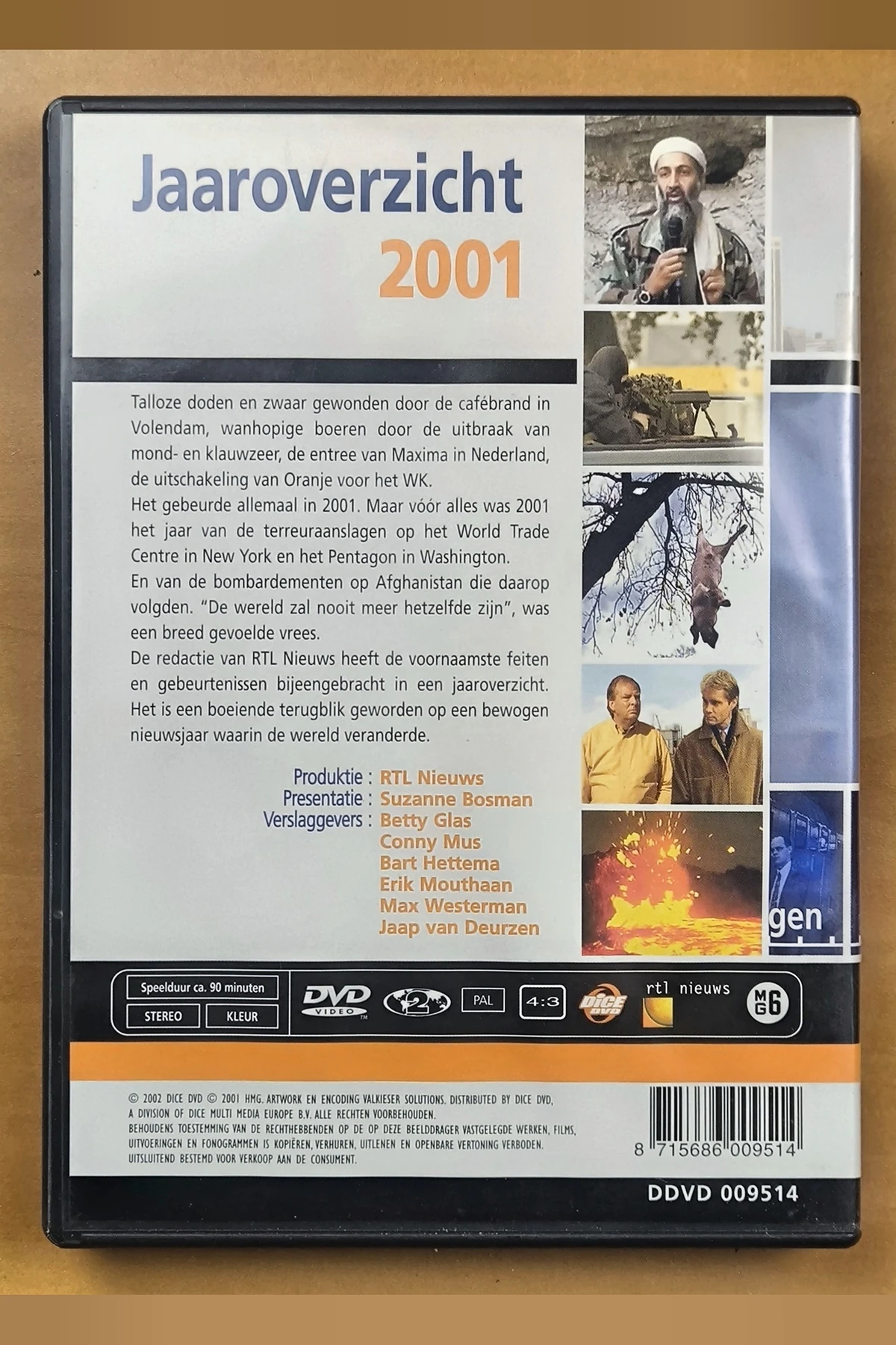 RTL Nieuws Jaaroverzicht 2003 - Achterkant