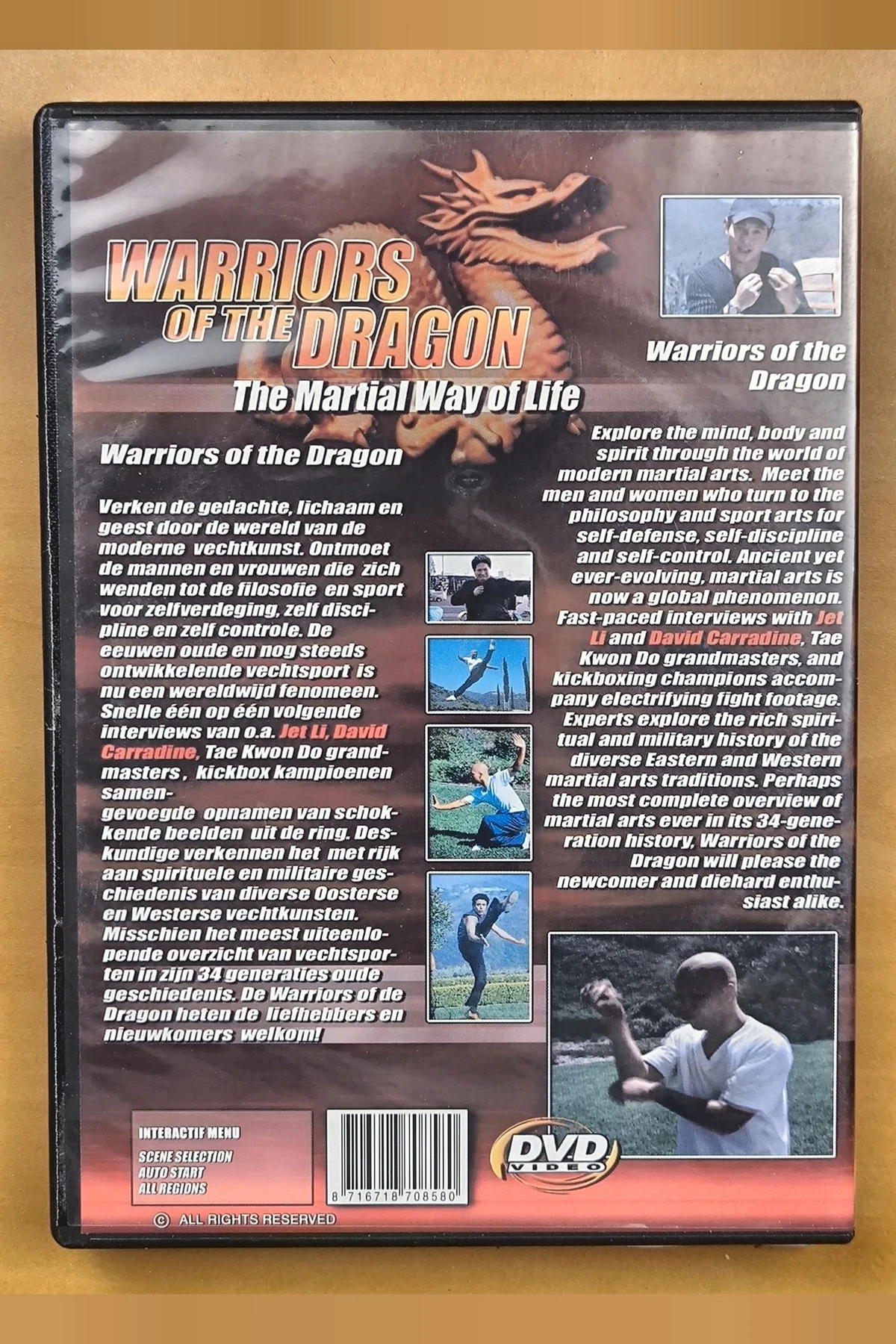 Warriors Of The Dragon - Achterkant