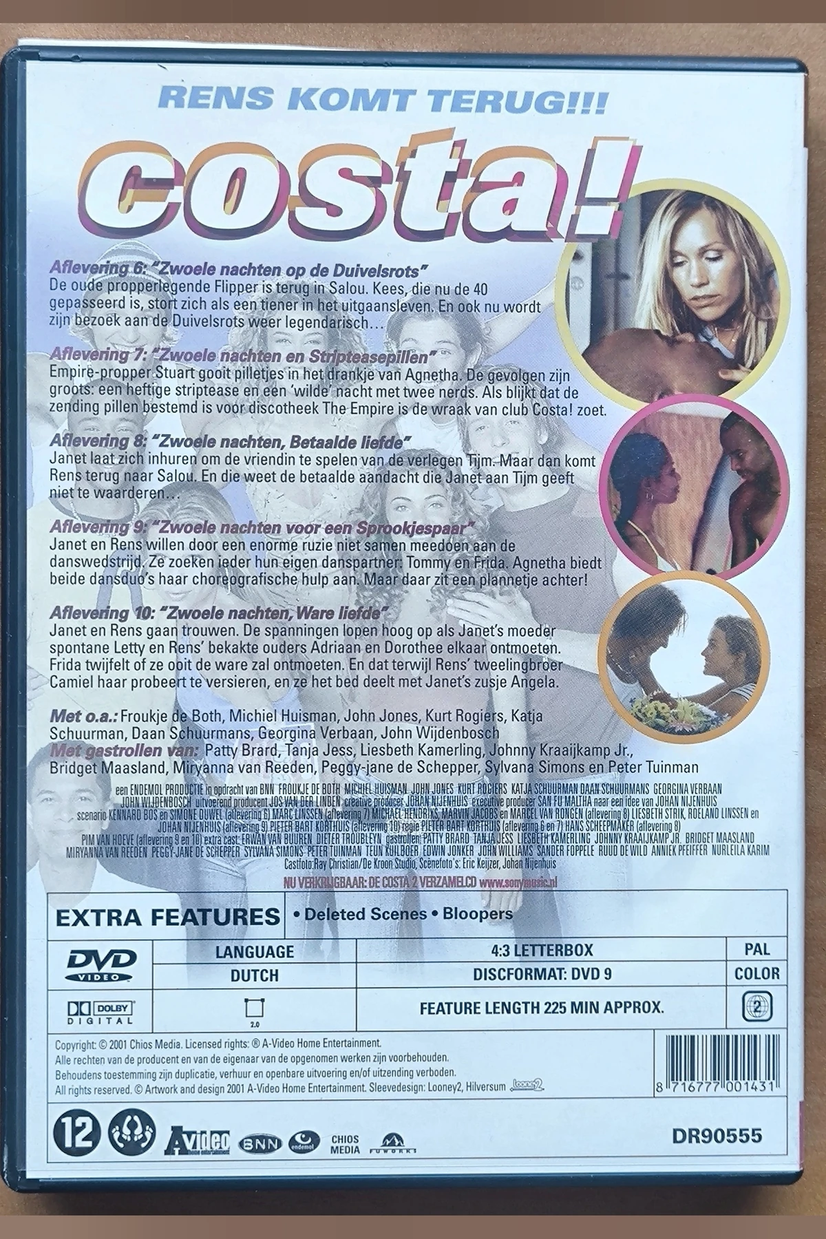 Costa: Season 1: Episodes 6-10 - Achterkant