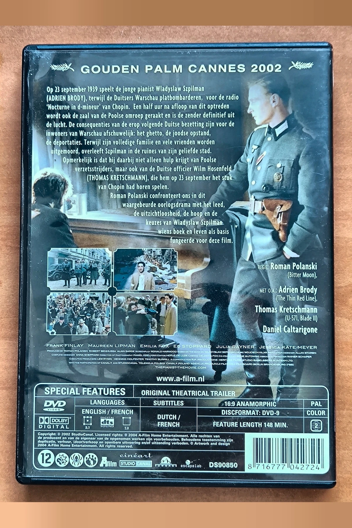 The Pianist - Achterkant