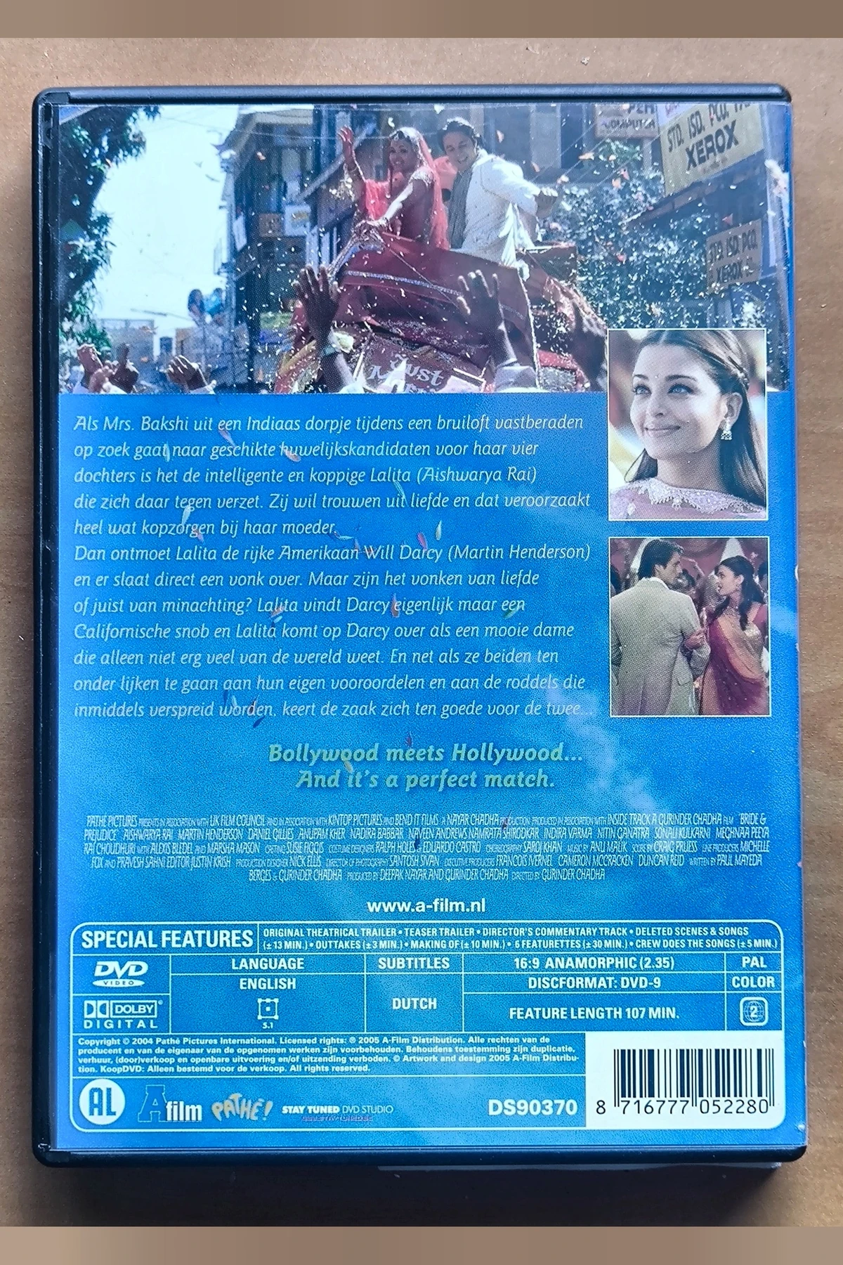 Bride & Prejudice - Achterkant