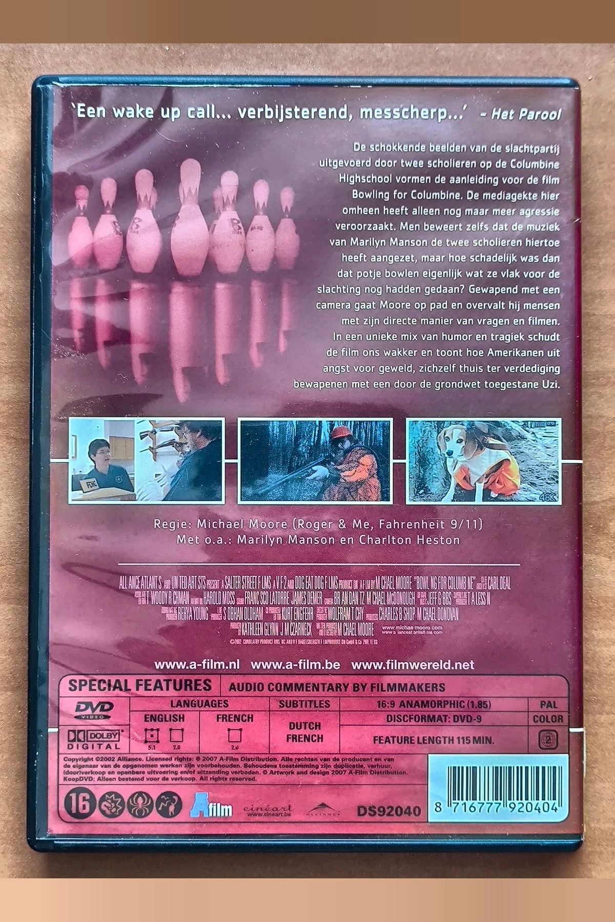 Bowling for Columbine - Achterkant
