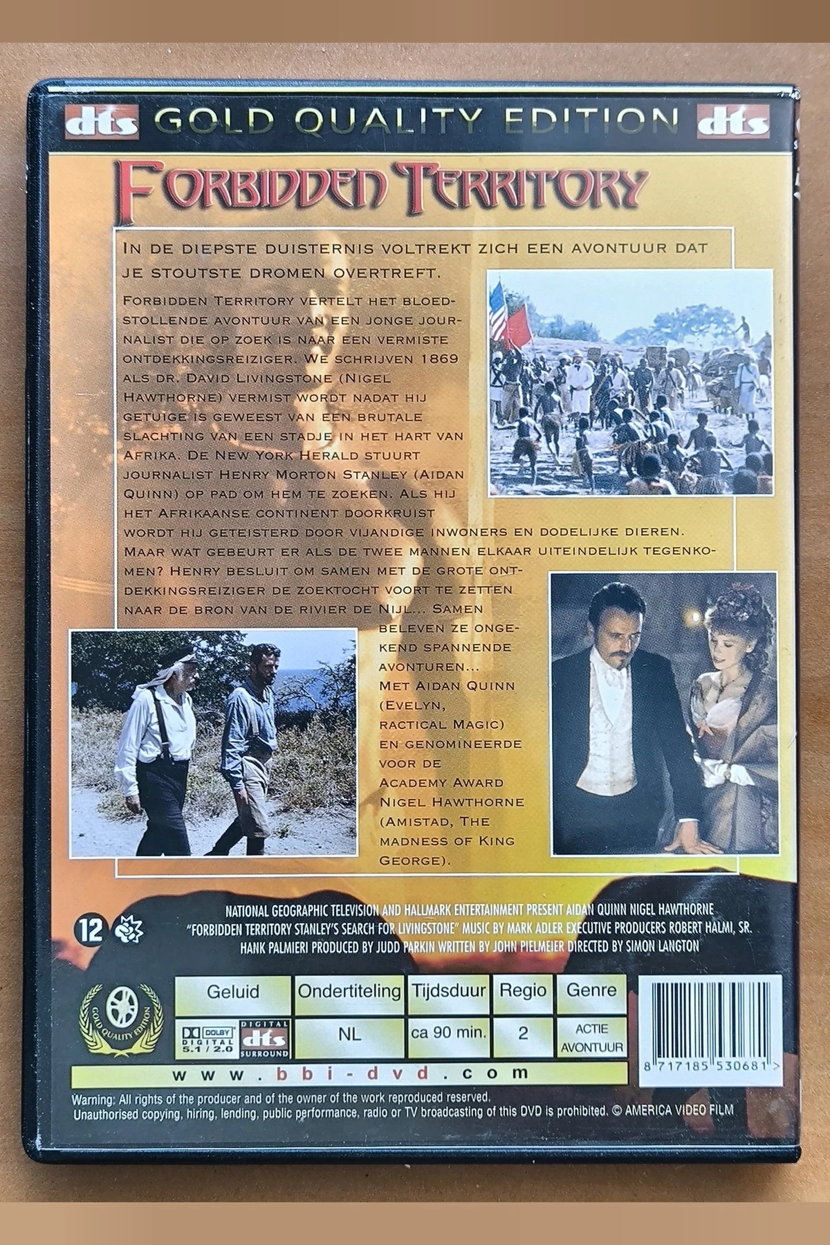 Forbidden Territory: Stanley's Search for Livingstone - Achterkant