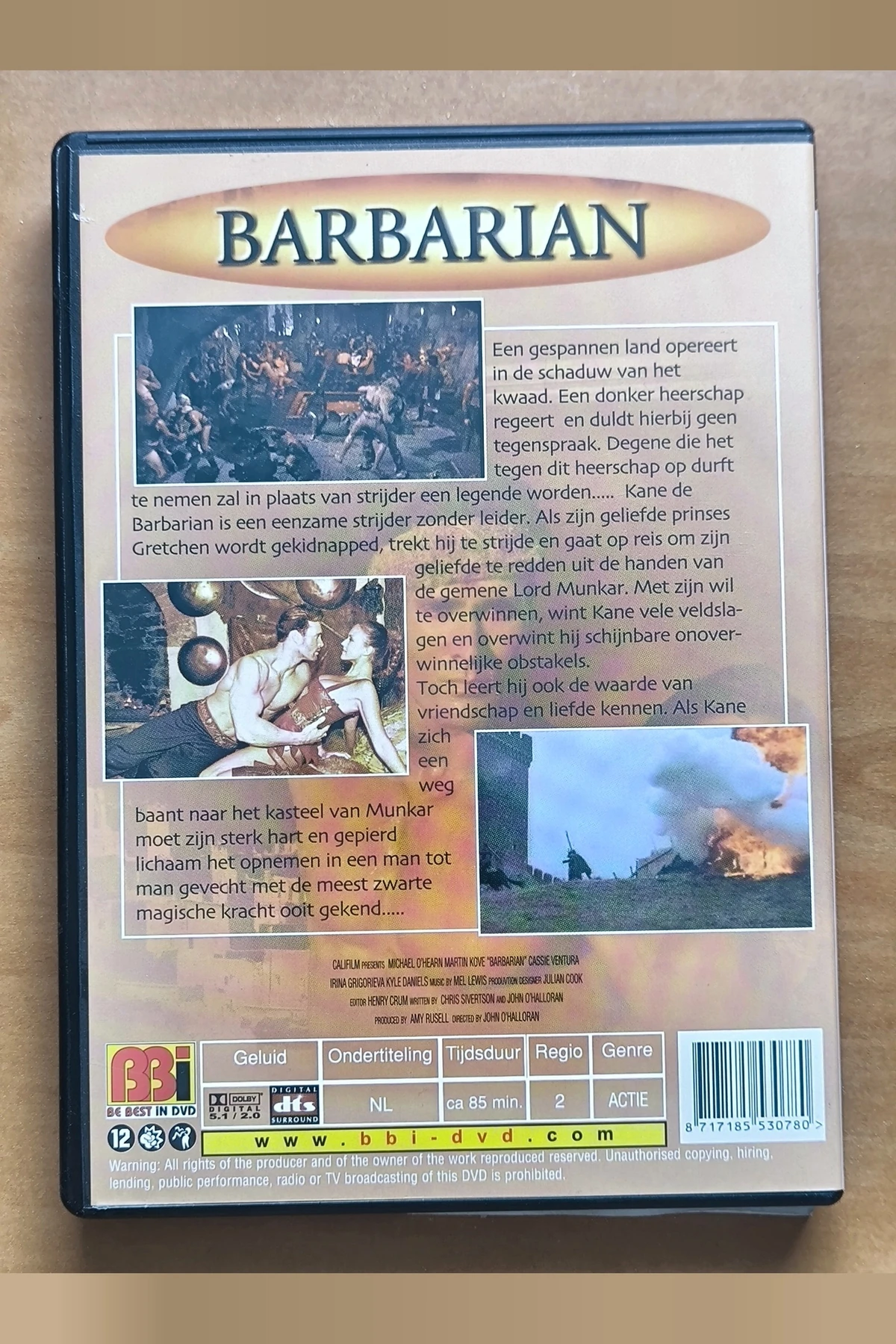 Barbarian - Achterkant