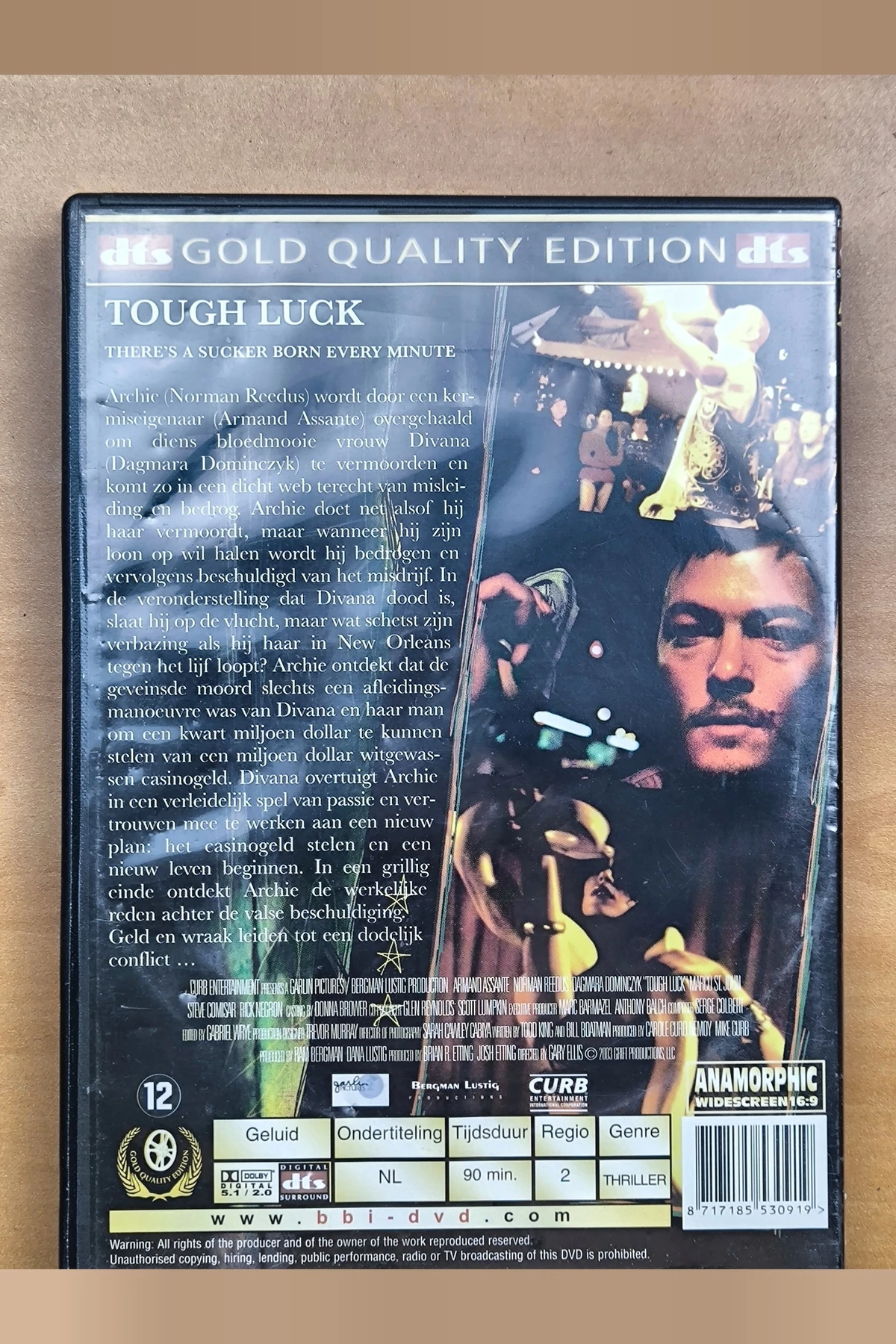 Tough Luck - Achterkant
