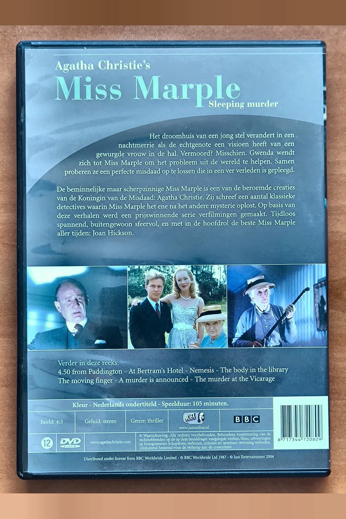Miss Marple: Sleeping Murder - Achterkant
