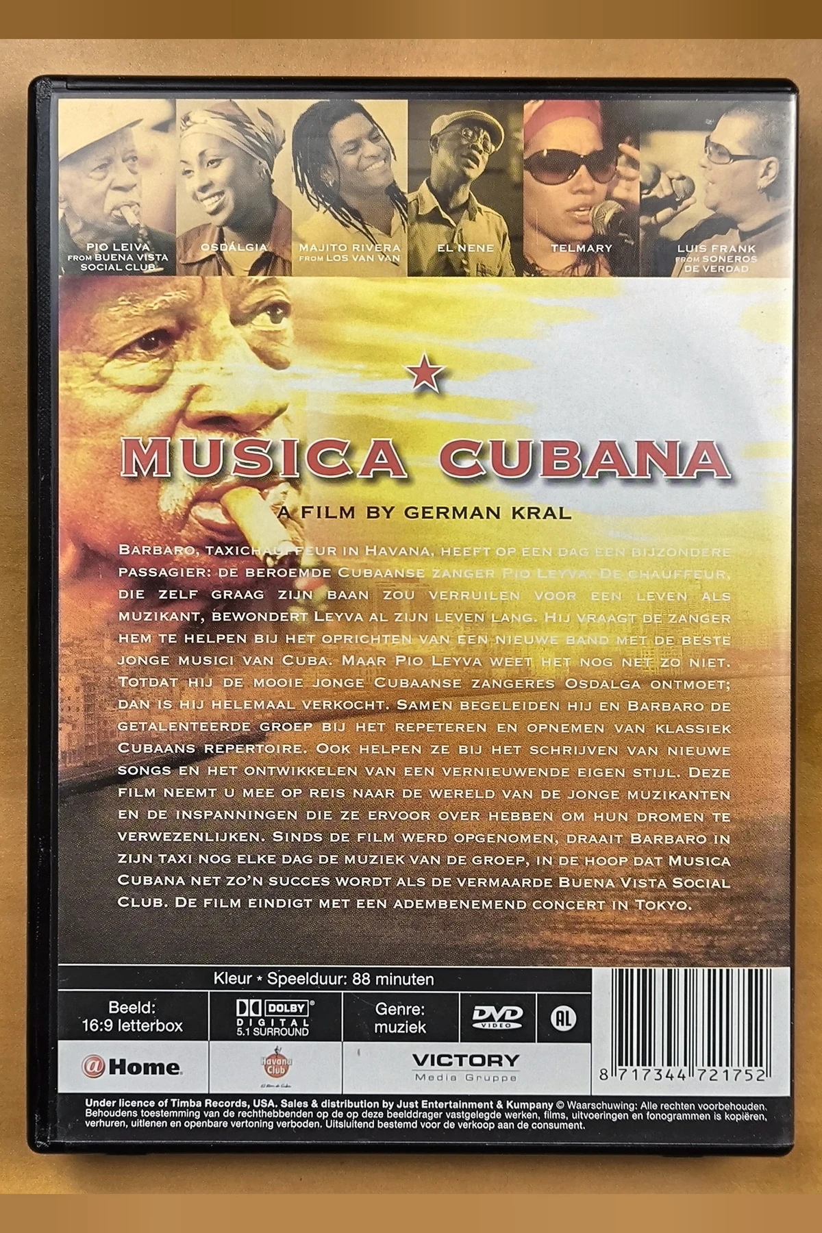Música cubana - Achterkant