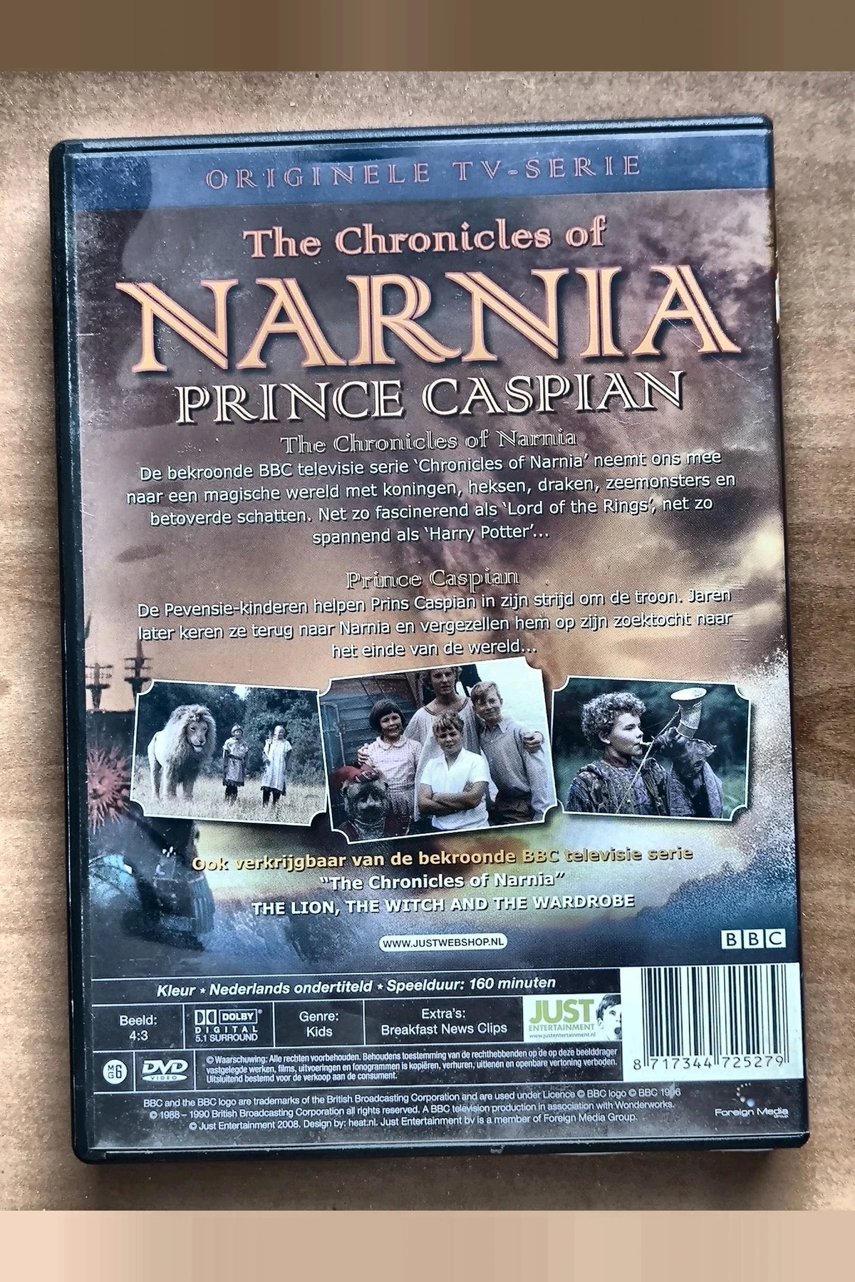 Narnia Prince Caspian And The Voyage Of The Dawn Treader - Achterkant