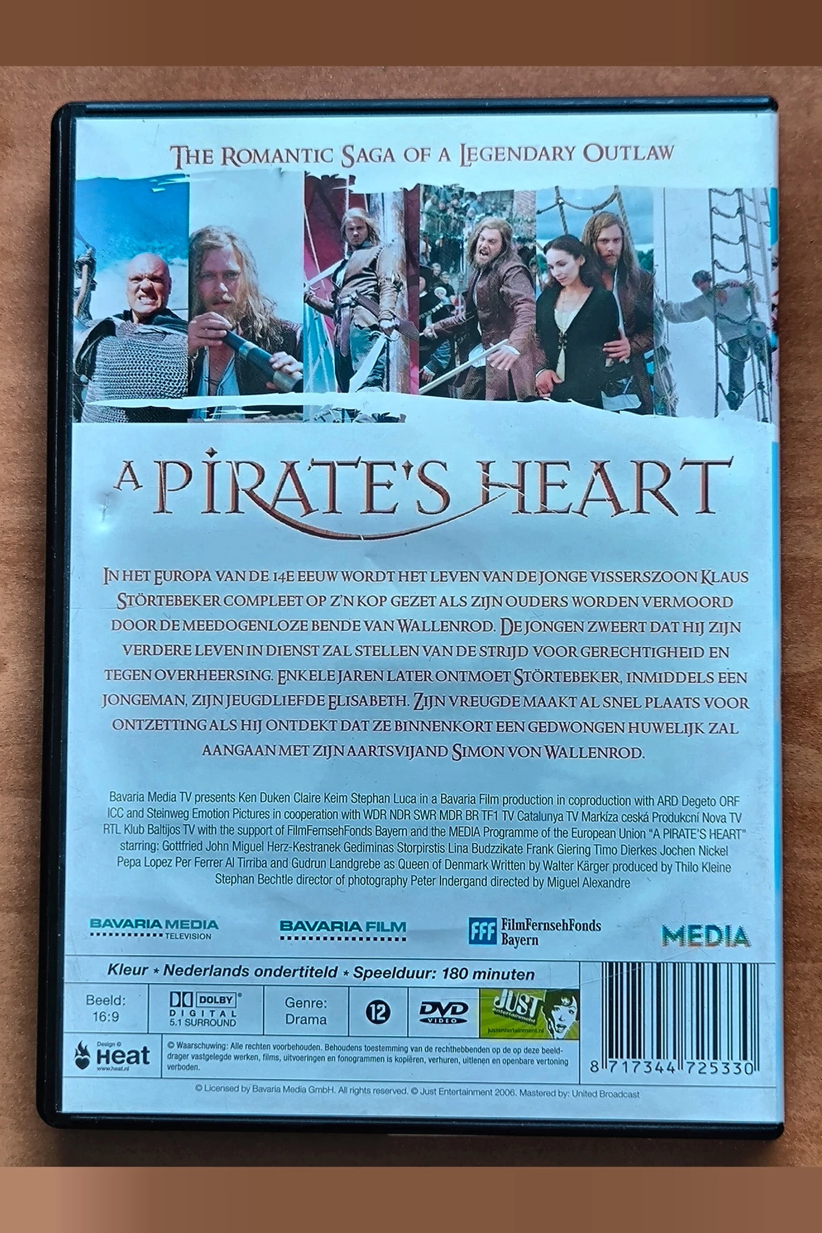 A Pirate's Heart - Achterkant