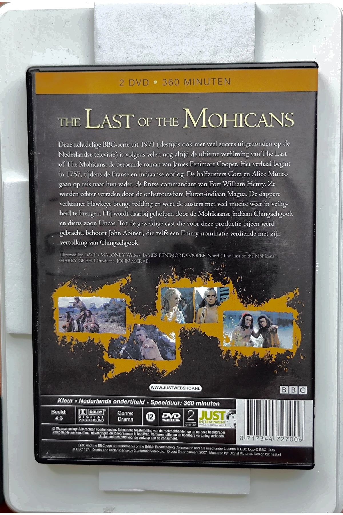 The Last of the Mohicans - Achterkant