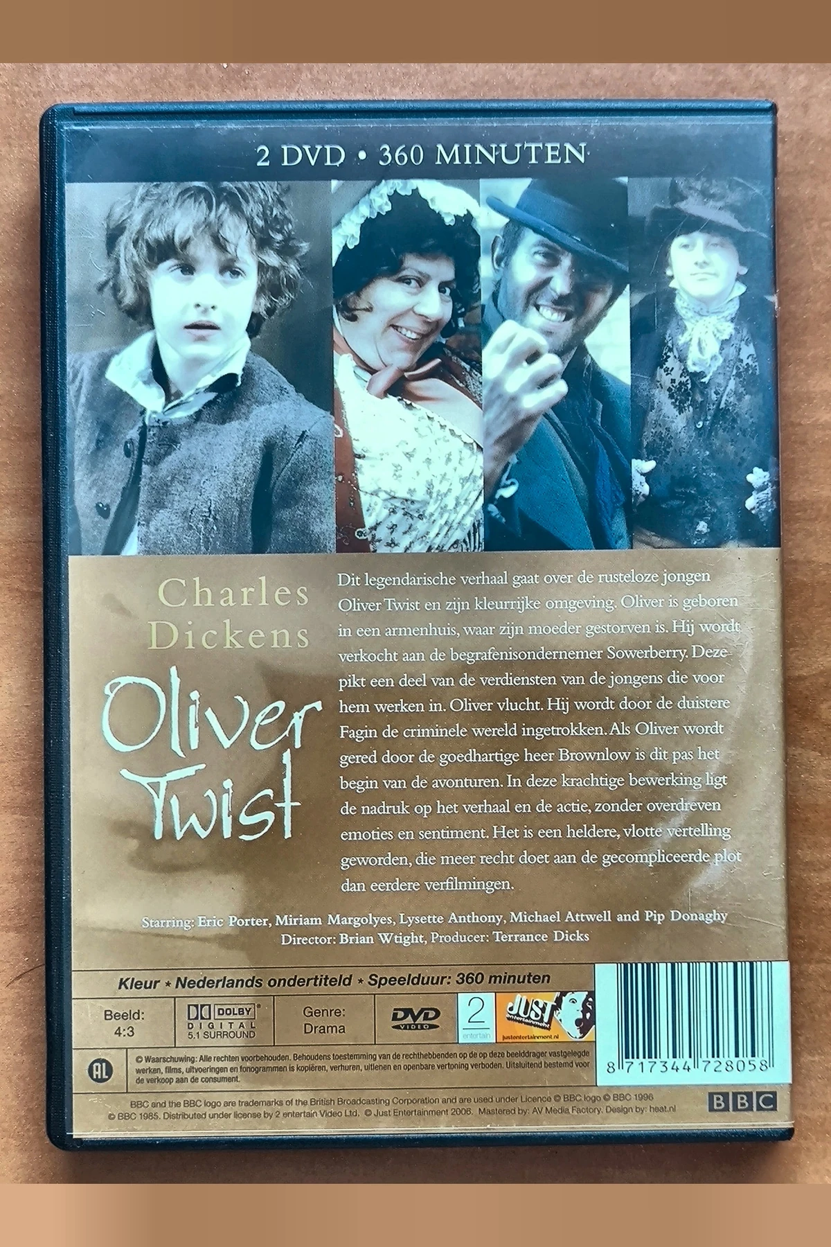 Oliver Twist - Achterkant