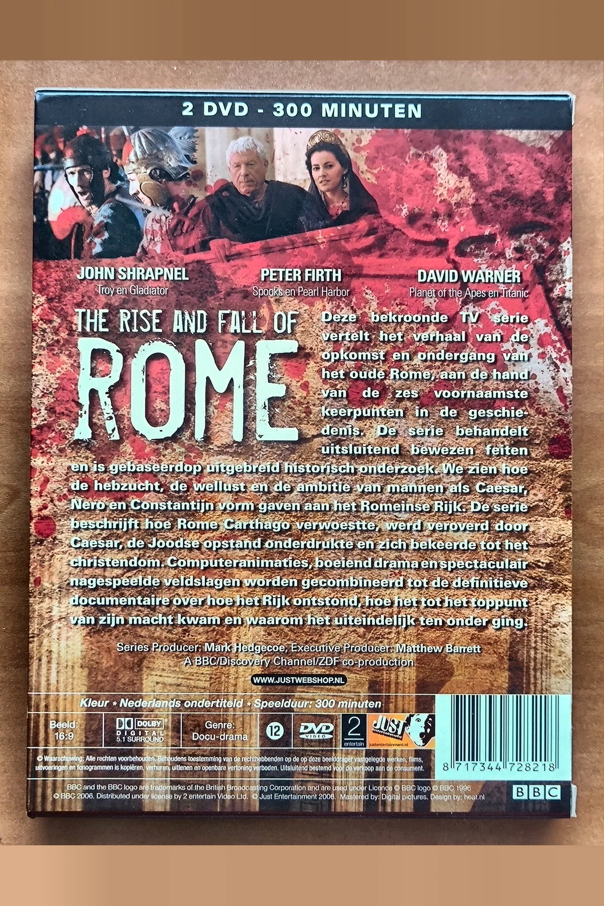 The Rise and Fall of Rome - Achterkant