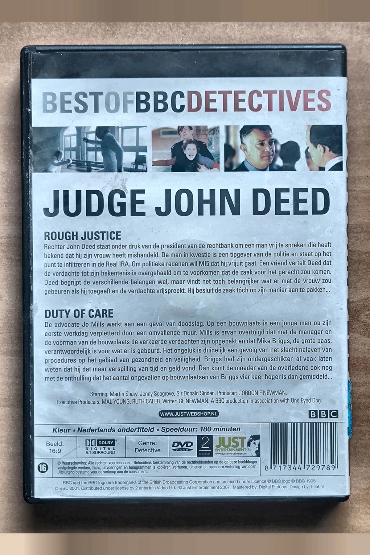 Judge John Deed: Season 1 - Achterkant