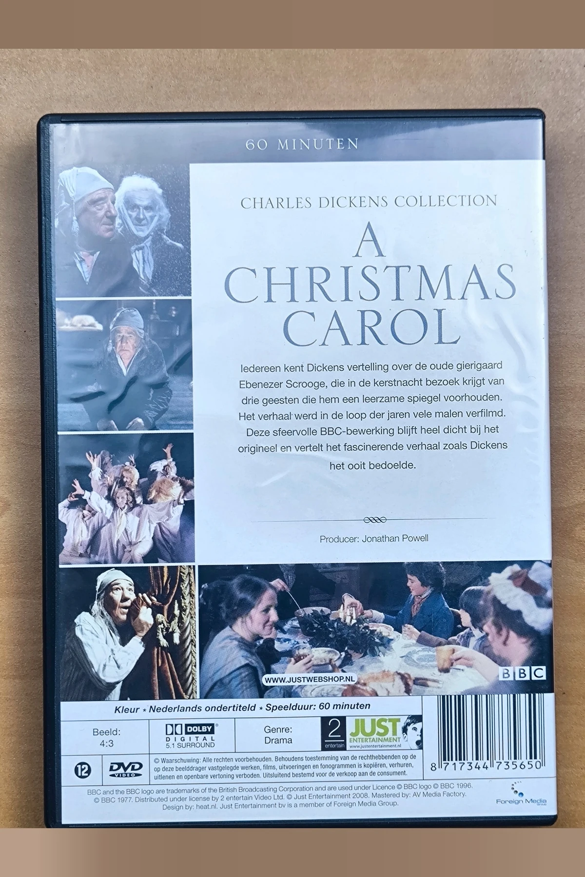 A Christmas Carol - Achterkant