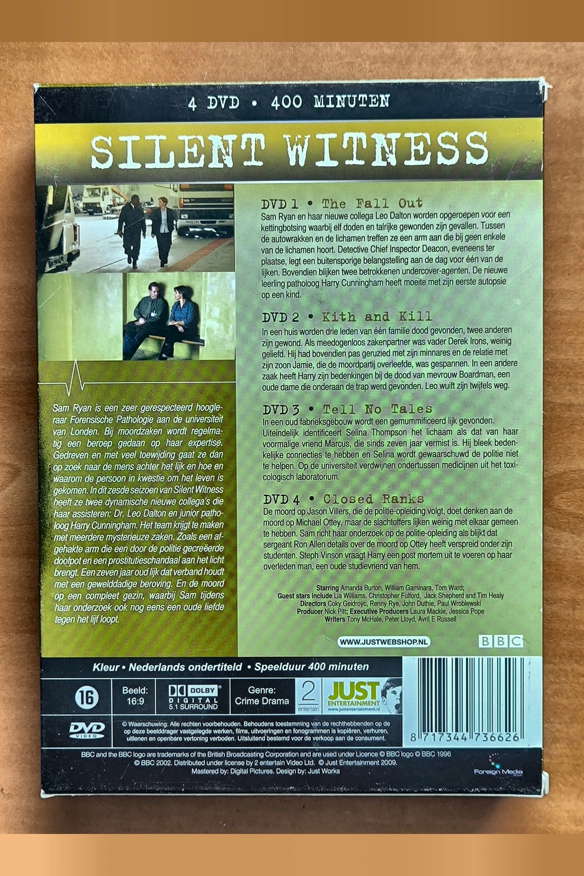Silent Witness: Series 6 - Achterkant