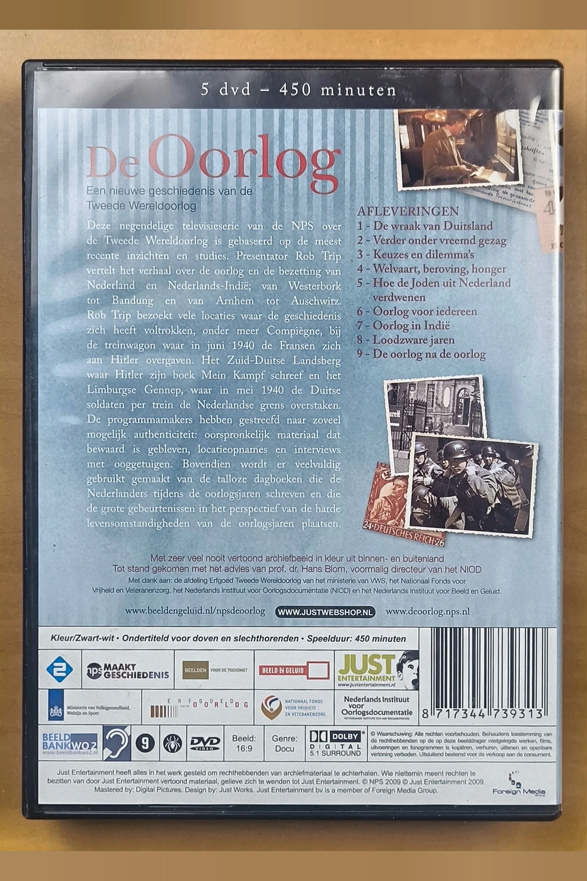 De Oorlog - Achterkant