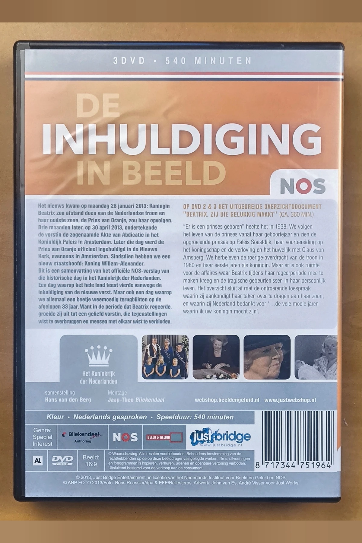 De Inhuldiging In Beeld - Achterkant